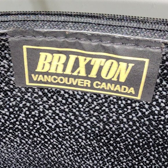 Authentic Vintage Brixton Canada Made Buttery Soft Black Leather Cowhide Purse - Picture 3 of 10